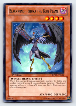 Blackwing - Shura the Blue Flame - DP11-EN004 - Rare - 1st Edition Yugioh - Image 1