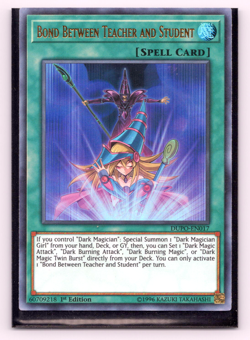Bond Between Teacher and Student - DUPO-EN017 - Ultra Rare 1st Edition Yugioh - Image 1