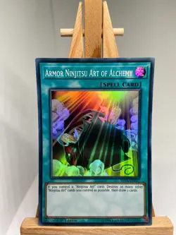 Armor Ninjitsu Art Of Alchemy - Super Rare 1st Edition SHVA-EN027 - NM - YuGiOh - Image 1