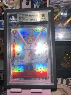 BGS 10 PRISTINE Nami OP01-016 Manga Alt Art One Piece The Best Japanese PRB-01 - Image 2