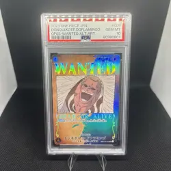 One Piece Donquixote Doflamingo Wanted SP ST03-009 OP03 Japanese PSA 10 - Image 1