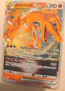 Pokemon TCG Charizard VSTAR Crown Zenith Holo Ultra Rare Card 019/159 - Image 1