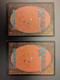(2) Magic: The Gathering Revised Edition Multi-land cards Bayou and Badlands - Image 3