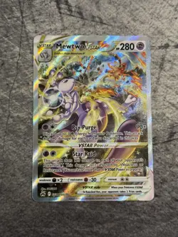 Pokemon TCG - Mewtwo VStar GG44/GG70 - Crown Zenith Alternative Art Card - Image 1