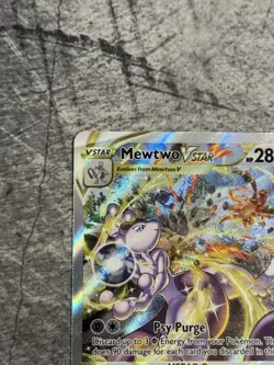 Pokemon TCG - Mewtwo VStar GG44/GG70 - Crown Zenith Alternative Art Card - Image 2