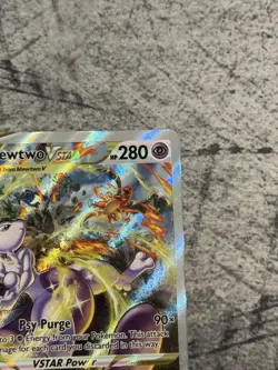 Pokemon TCG - Mewtwo VStar GG44/GG70 - Crown Zenith Alternative Art Card - Image 3