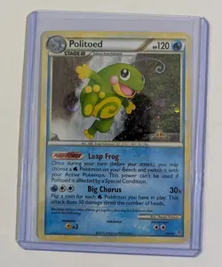 Pokemon TCG Politoed 7/95 Holo Card 2010 English Naoyo Kimura Art - Image 4