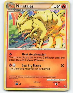 Ninetales #20/95 Unleashed Pokemon Card - Image 1