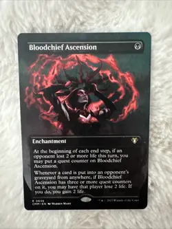 MTG Card Bloodchief Ascension (Borderless) Commander Masters Regular 636 - Image 1