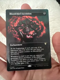 MTG Card Bloodchief Ascension (Borderless) Commander Masters Regular 636 - Image 3