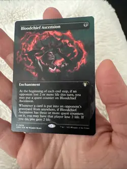 MTG Card Bloodchief Ascension (Borderless) Commander Masters Regular 636 - Image 4