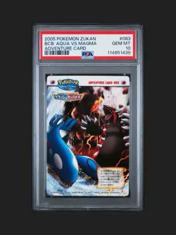 PSA 10 (pop 13) - BCB: Aqua VS Magma #083 ZUKAN 2005 Adventure Card - Pokemon - Image 2