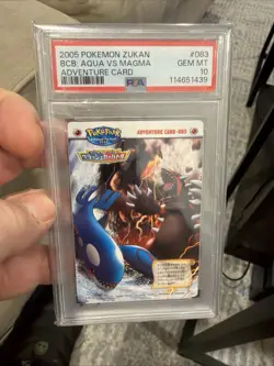 PSA 10 (pop 13) - BCB: Aqua VS Magma #083 ZUKAN 2005 Adventure Card - Pokemon - Image 4