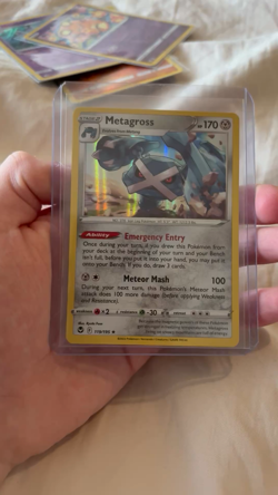 Metagross 119/195 Holo Rare Sword & Shield Silver Tempest Pokemon Card - Image 2