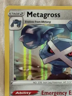 Metagross 119/195 Holo Rare Sword & Shield Silver Tempest Pokemon Card - Image 5