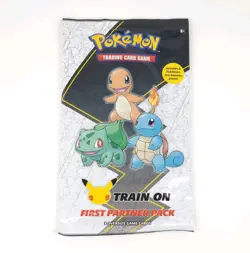 Pokemon TCG Kanto First Partner Pack 25th Anniversary Oversize Cards 2 Boosters 820650809682 - Image 1