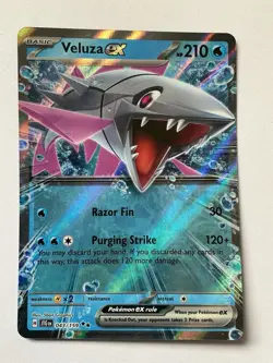 Veluza ex 043/159 Journey Together Double Rare Pokemon Card - Image 1