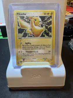Pikachu #012 w/ Swirl Black Star Promo Holo Card 2003 Pokemon TCG LP/NM - Image 1