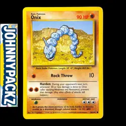 Pokemon TCG - Onix 56/102 - Vintage Card - Base Set Unlimited 1999 (NM) - Image 1