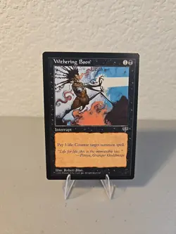 MTG Withering Boon LP Mirage - Image 1