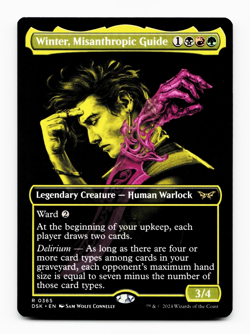 Winter, Misanthropic Guide (Showcase) - [Duskmourn: House of Horror] MTG 💀🔥🌳 - Image 1