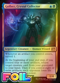 x1 Golbez, Crystal Collector FOIL FIN Final Fantasy MTG 225 M/NM 1x - Image 1