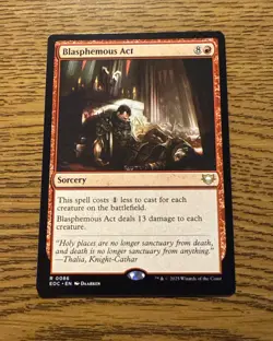 NM Blasphemous Act, MTG, Edge of Eternities, Magic the Gathering R - Image 1