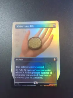 White Lotus Tile Borderless Foil Avatar The Last Airbender - Image 1