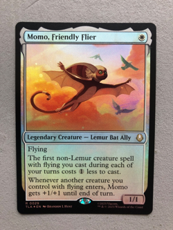 Mtg Magic Avatar Last Airbender ATL Momo Friendly Flier Eng FOIL NM - Image 1