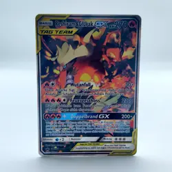 Pokemon TCG Karte - Reshiram & Glurak GX | SM201 | Black Star Promo | Deutsch - Image 1