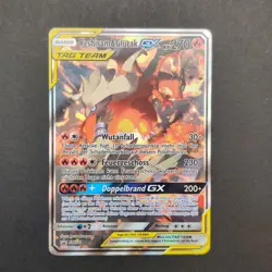 Pokemon TCG Karte - Reshiram & Glurak GX | SM201 | Black Star Promo | Deutsch - Image 2