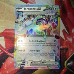 Pokemon Terapagos ex #128/142 English Stellar Crown NM - Image 1
