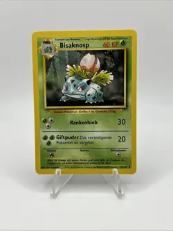 Bisaknosp (Ivysaur) 30/102 LP Base Set Uncommon German Pokemon TCG 1999 - Image 1