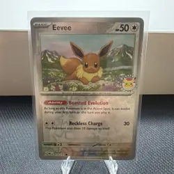 Eevee - Pokemon Day 2025 Stamp (Reverse Cosmos Holo) 074/131 - Image 1
