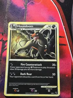 Houndoom 5/90 Undaunted Holo LP Pokemon TCG - Fast Free Shipping! - Image 1