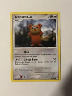 Teddiursa - 105/123 Mysterious Treasures - Pokemon TCG - 2007 - Lightly Played! - Image 2
