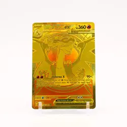 Mega Charizard X ex - 130/094 Phantasmal Flames Gold Pokemon - LP - Image 1