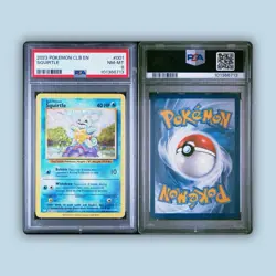 2023 Pokemon CLB EN #001/034 Squirtle PSA 8 NM-MT TCG Starter/Basic Pokemon - Image 1