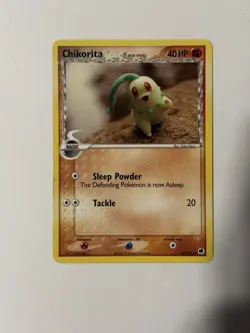 Pokemon TCG Chikorita (Delta Species) 44/101 Dragon Frontiers - LP/MP Condition! - Image 2