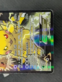Pikachu EX XY124 - XY Promo Full Art Holo Pokemon TCG MP - Image 5
