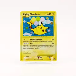Flying Pikachu 113/111 Rising Rivals Secret Rare HOLO BLEED SWIRL Pokemon LP/MP - Image 1