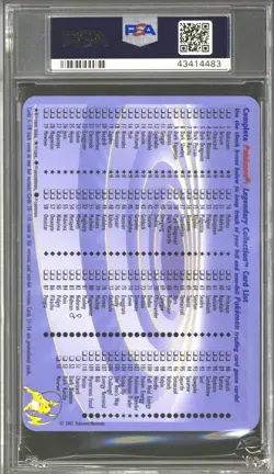 Pokemon Legendary Collection Jumbo Box Topper Mewtwo S4/S4 PSA 9 *483 - Image 2