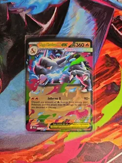Pokemon TCG: Phantasmal Flames - Mega Charizard X ex (013/094) Double Rare Holo - Image 1