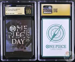 2025 ONE PIECE JAPANESE PC: ONE PIECE DAY'25 DON!! CGC 10 PRISTINE SHIP FROM US - Image 1