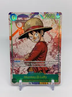 Monkey D Luffy SEC Alt Art OP13-118 Carrying On His Will One Piece - Image 1