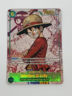 Monkey D Luffy SEC Alt Art OP13-118 Carrying On His Will One Piece - Image 3