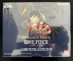 ONE PIECE OP-01 OP01 ROMANCE DAWN BOOSTER BOX (ENGLISH) WHITE BOTTOM SEALED - Image 1