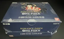 ONE PIECE OP-01 OP01 ROMANCE DAWN BOOSTER BOX (ENGLISH) WHITE BOTTOM SEALED - Image 2