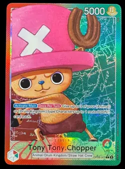 Tony Tony Chopper Alt Art Leader One Piece English OP08-001 - Image 1