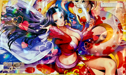 IN STOCK One Piece Chinese Game Exclusive 2nd Anniversary Boa Hancock Playmat - Image 3